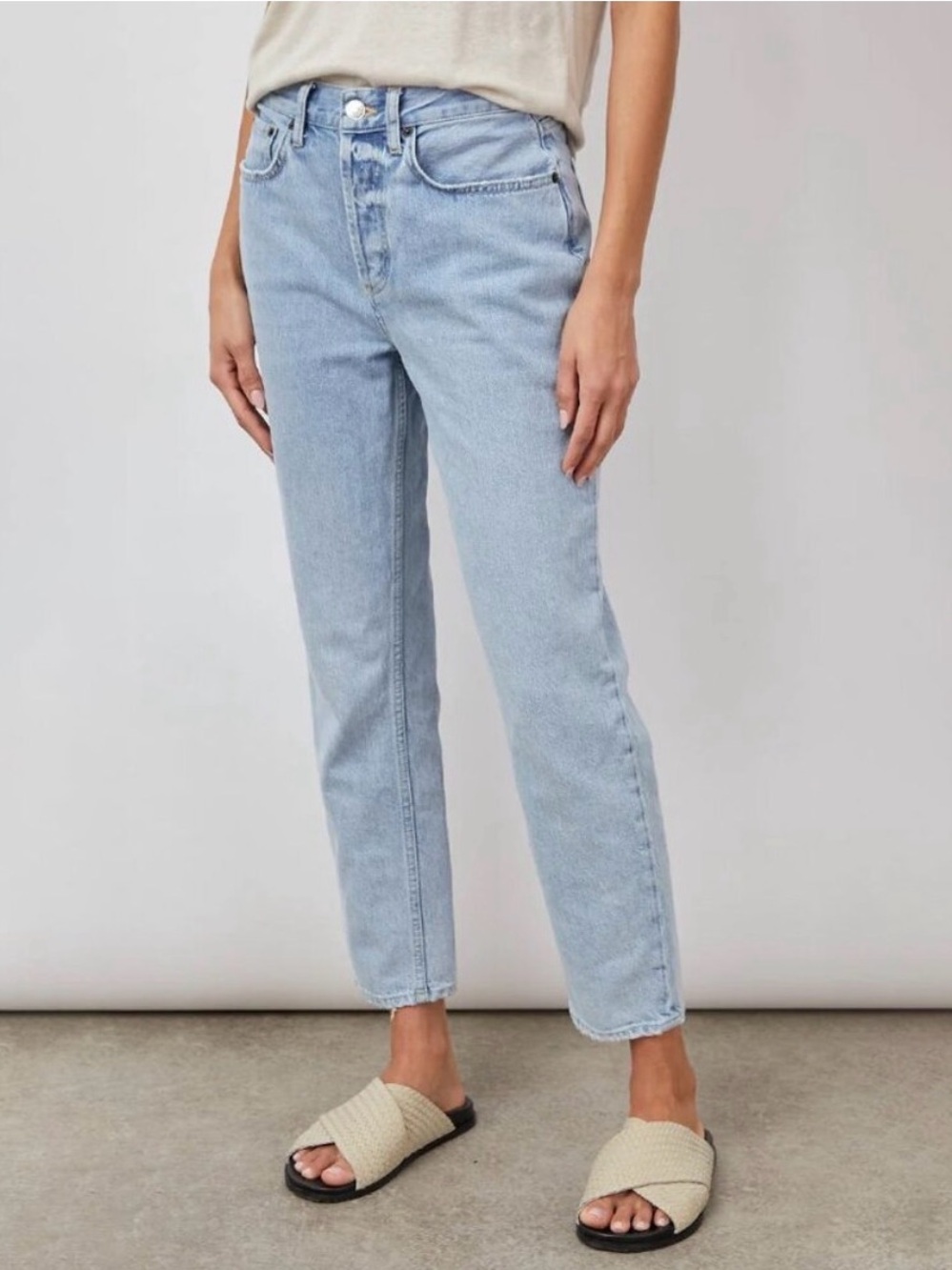 Rails Women's Melrose High-Rise Slim Straight Ankle Jeans size 31